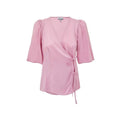 Ganni Pink Satin Tank Tops
