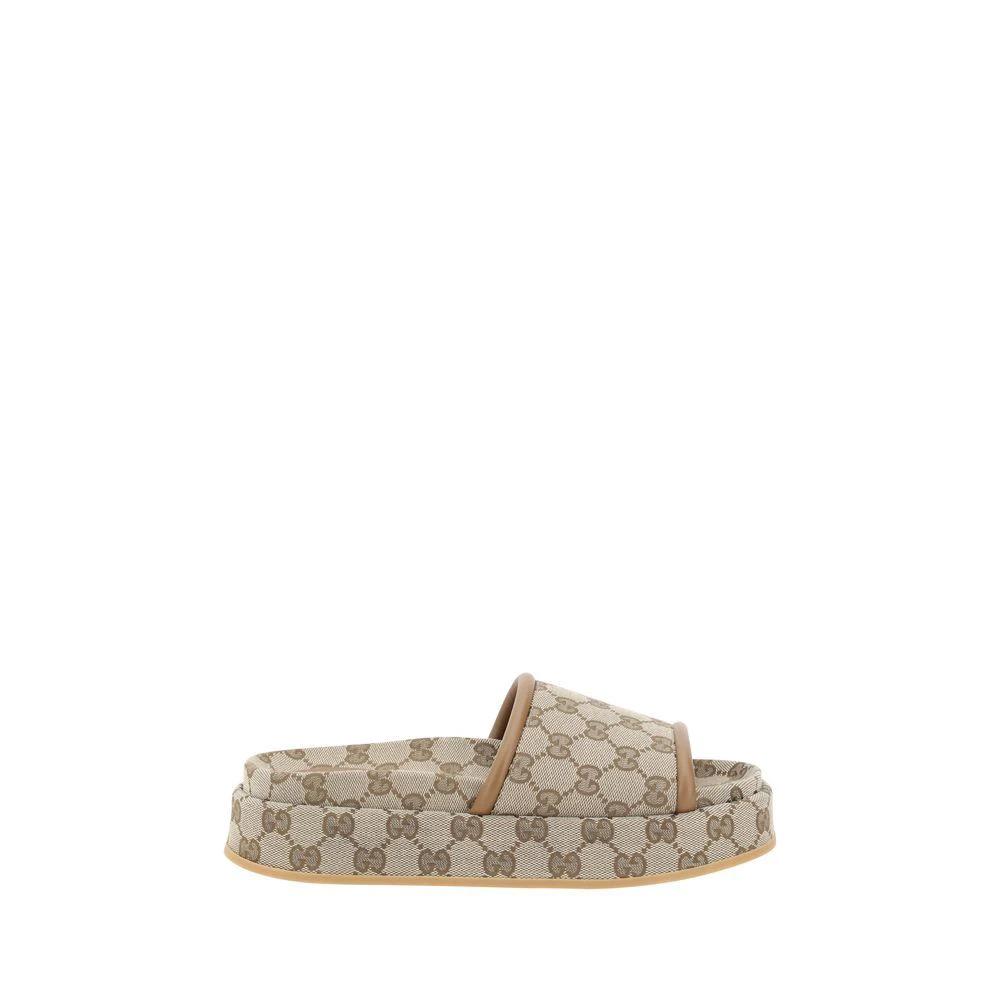Gucci Beige Polyamide Sandals by Gucci