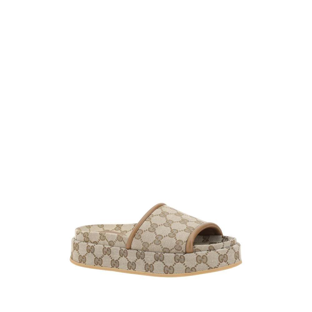 Gucci Beige Polyamide Sandals by Gucci