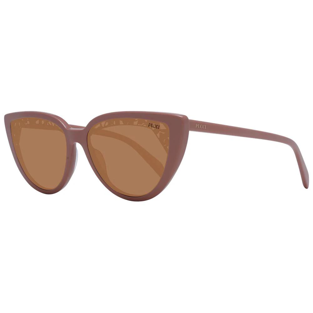 Lunettes de soleil roses en plastique Emilio Pucci