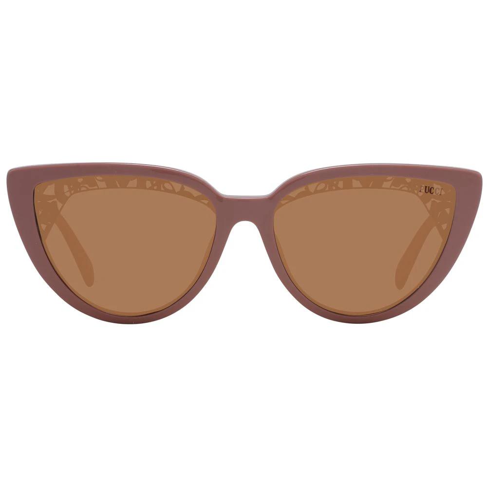 Lunettes de soleil roses en plastique Emilio Pucci
