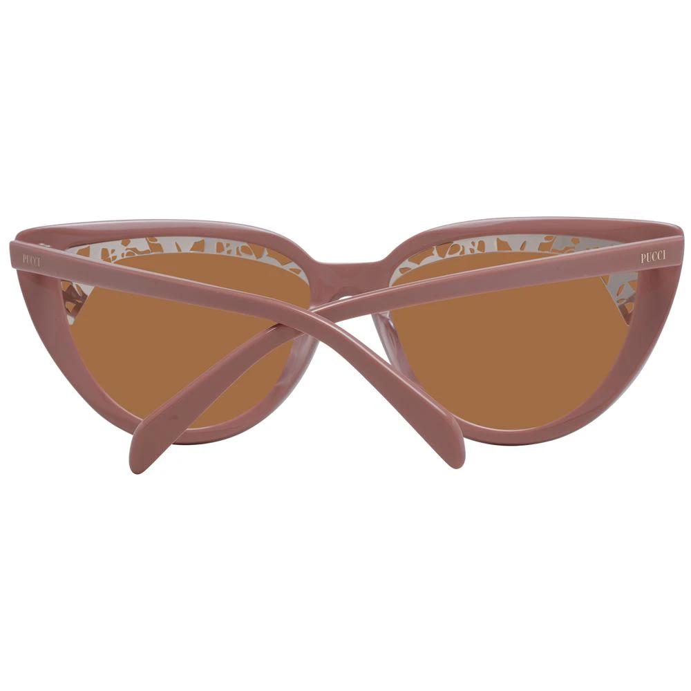 Lunettes de soleil roses en plastique Emilio Pucci