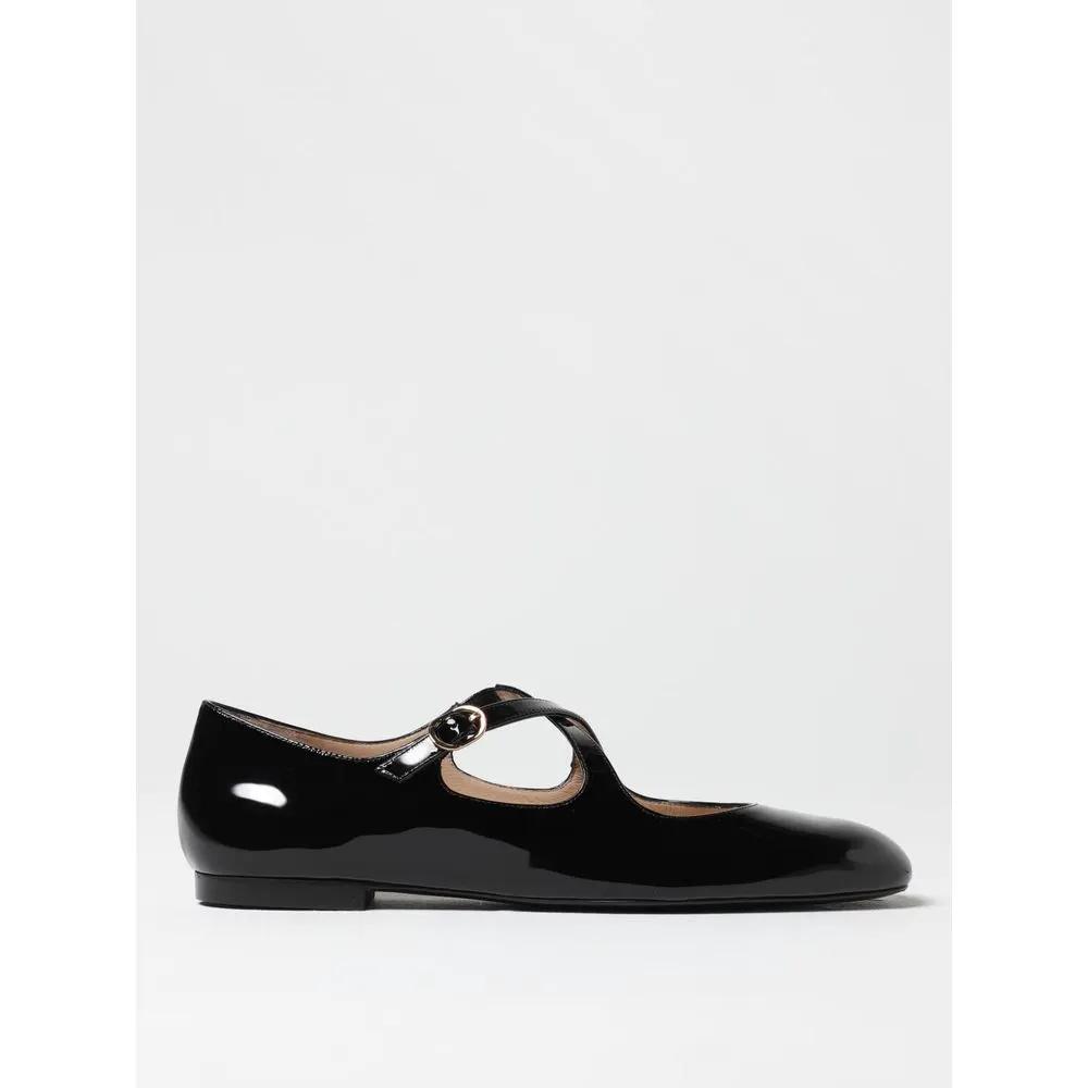 Women’s Black Patent Leather Ballet Flats – Stuart Weitzman Elegant Flats