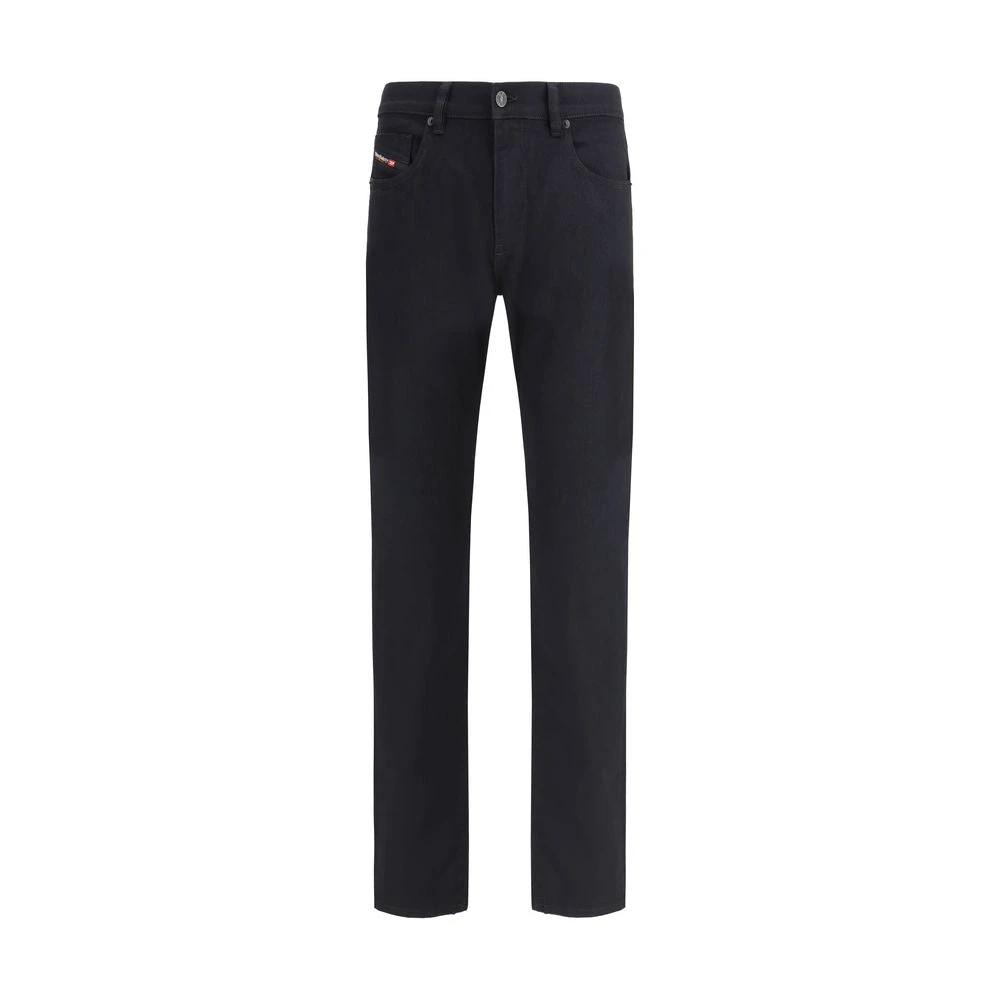 Diesel Black Cotton Slim Fit Jeans by Diesel