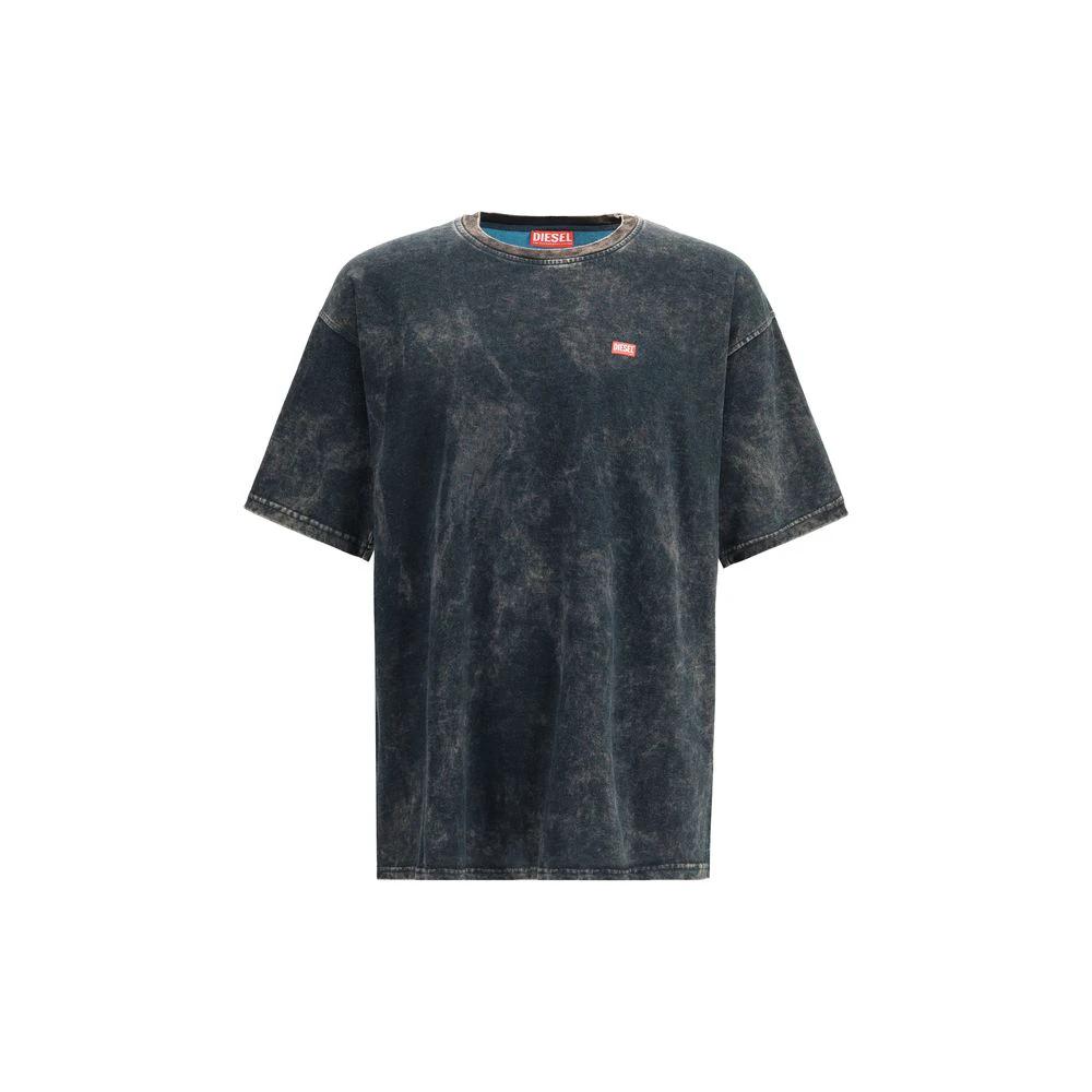 Diesel Black Cotton T-Shirt by Diesel