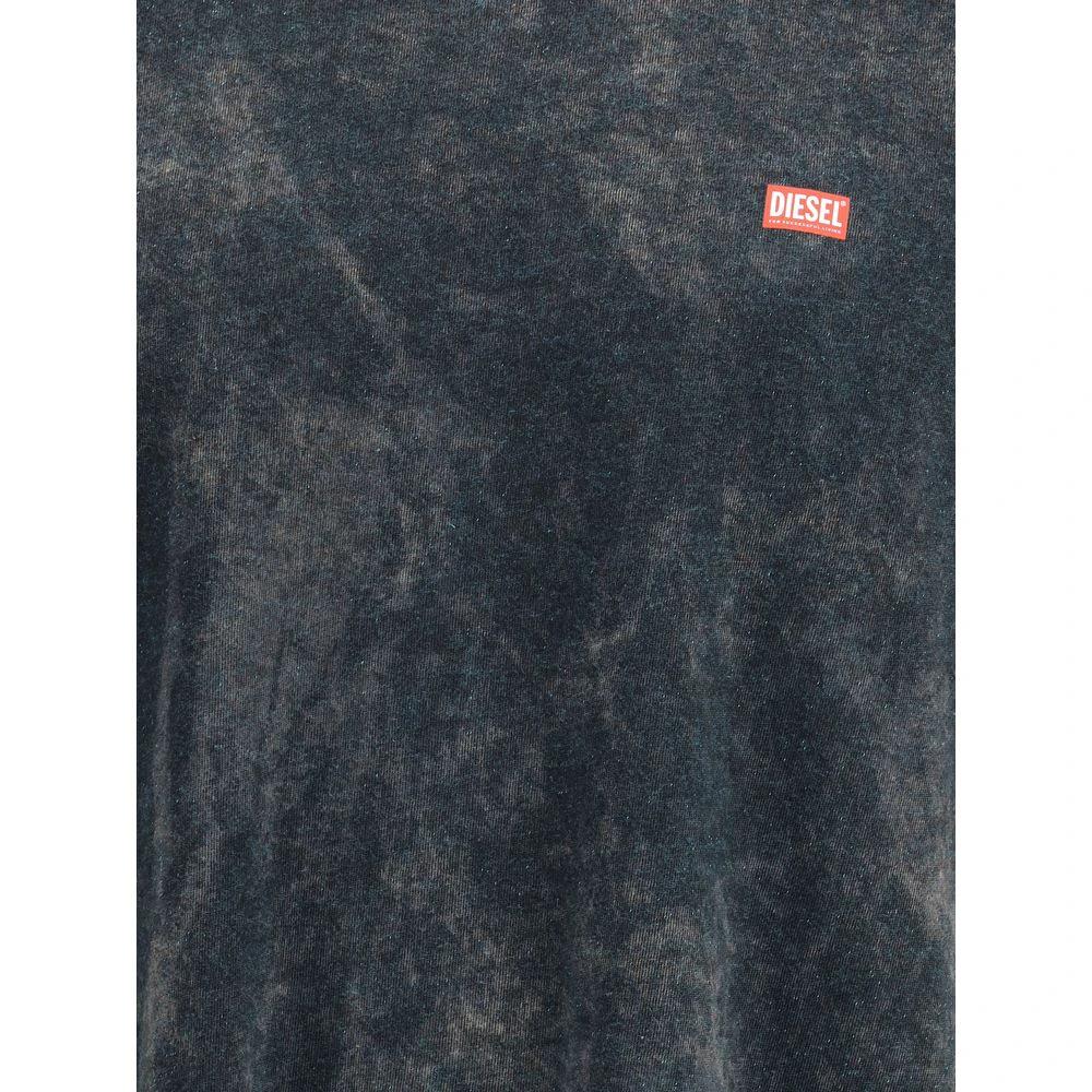 Diesel Black Cotton T-Shirt by Diesel