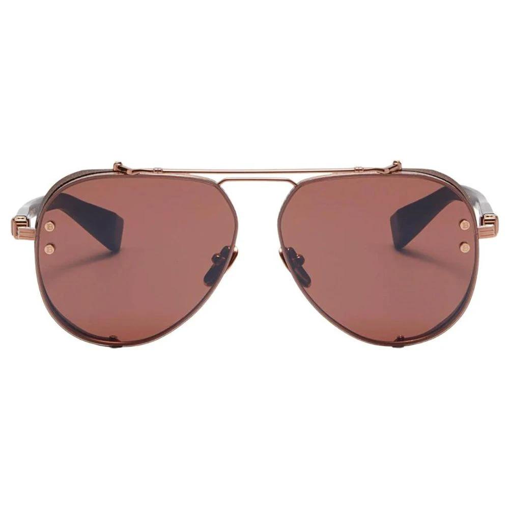 Balmain Multicolor Stainless Steel Sunglasses by Balmain