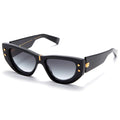 Balmain Black Acetate Sunglasses by Balmain