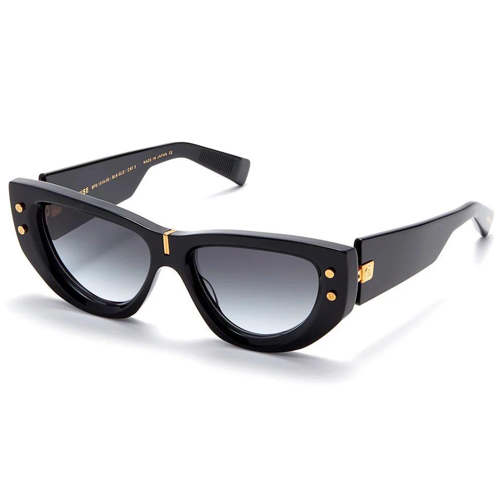 Balmain Black Acetate Sunglasses by Balmain