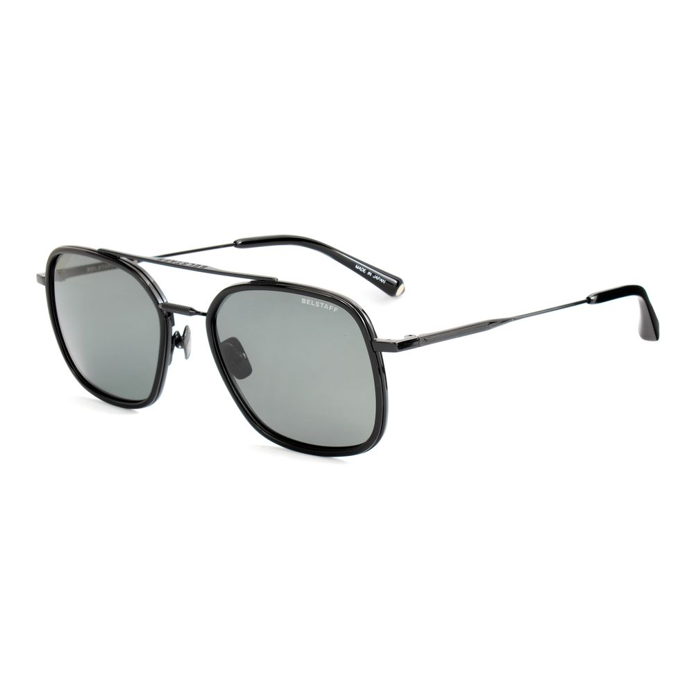Lunettes de soleil Belstaff en titane noir