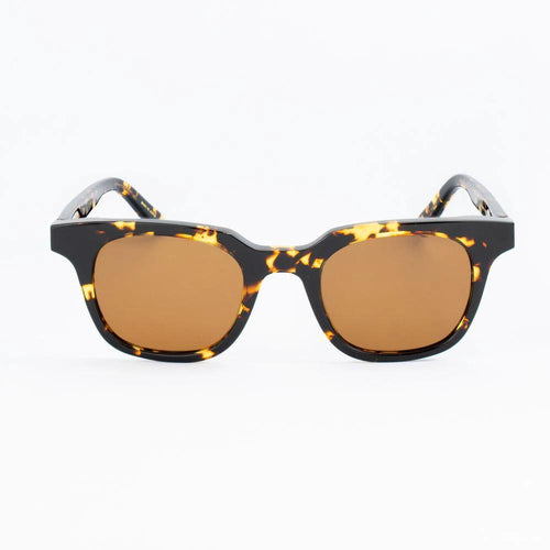 Lunettes de soleil Belstaff en acétate marron