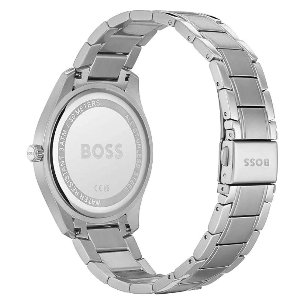 Hugo Boss Gray Stainless Steel Dress Watch by Hugo Boss