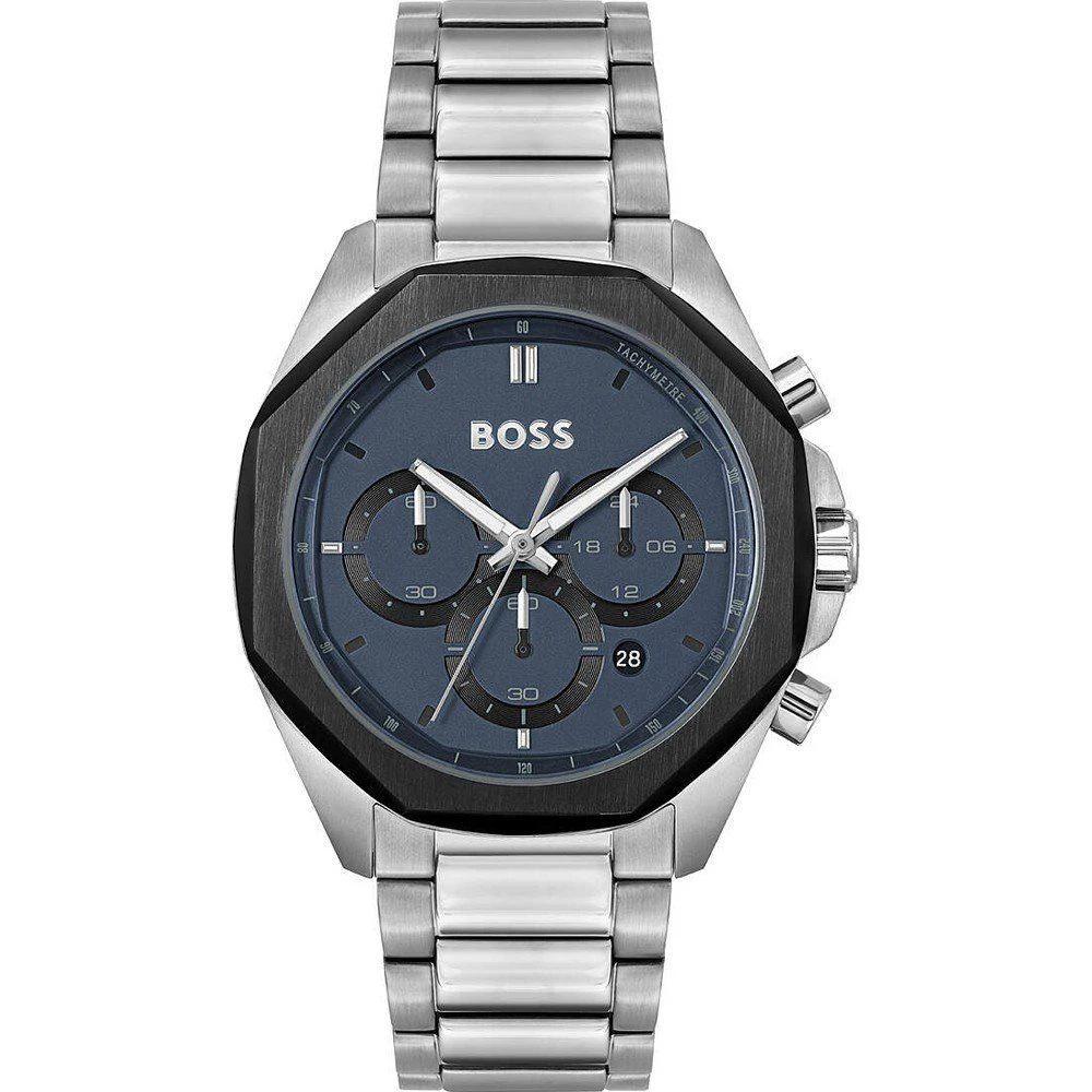 Hugo Boss Gray Stainless Steel Dress Watch by Hugo Boss