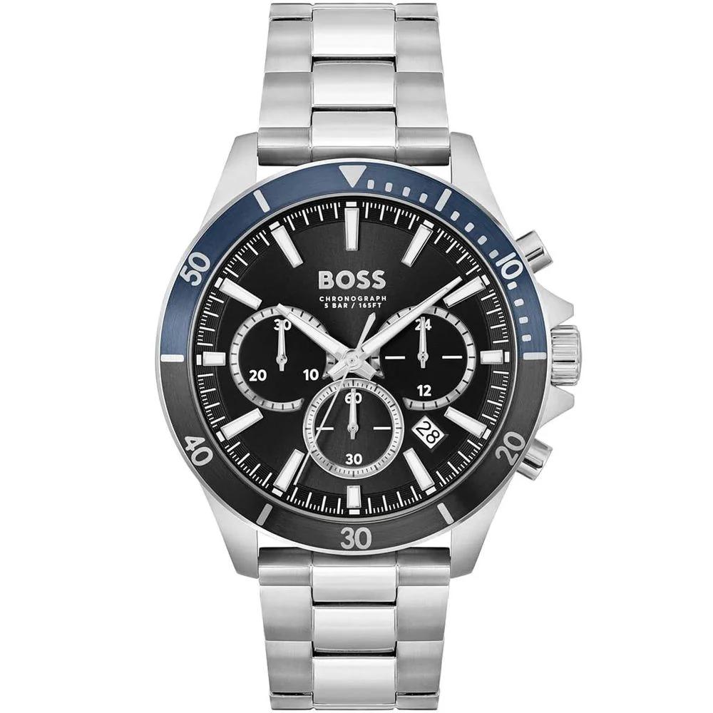 Hugo Boss Gray Stainless Steel Dress Watch by Hugo Boss