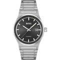 Hugo Boss Gray Stainless Steel Dress Watch by Hugo Boss
