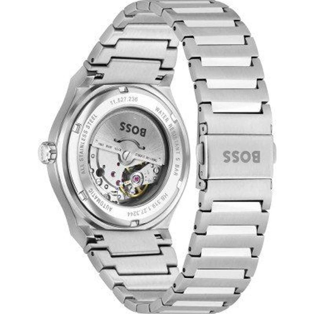 Hugo Boss Gray Stainless Steel Dress Watch by Hugo Boss