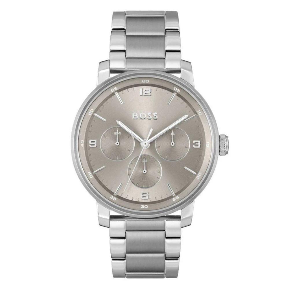 Hugo Boss Gray Stainless Steel Dress Watch by Hugo Boss