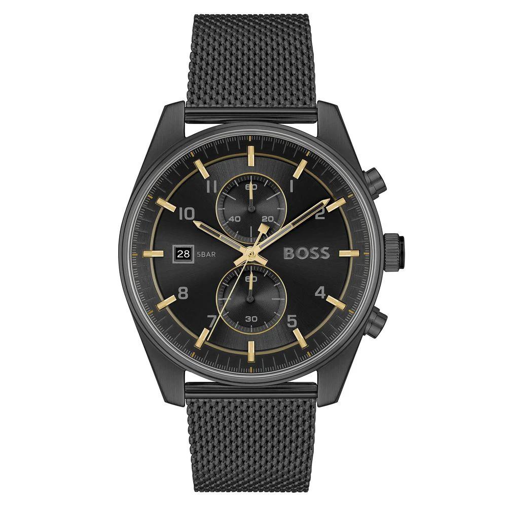 Hugo Boss Black Stainless Steel Dress Watch by Hugo Boss