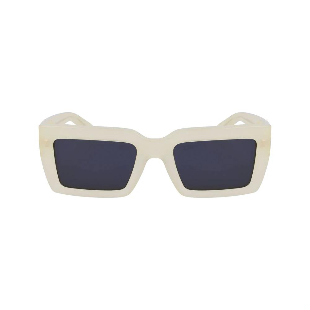 Ferragamo Gray Acetate Sunglasses by Ferragamo
