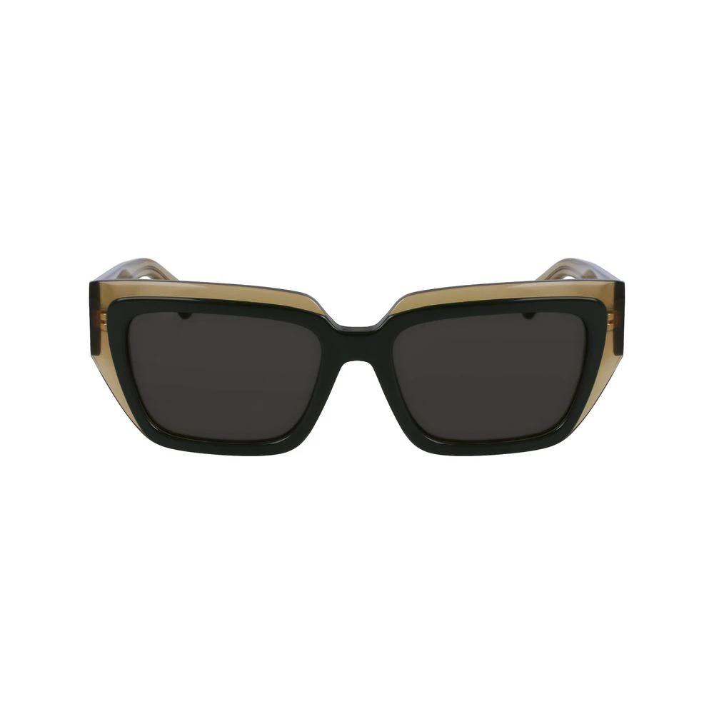 Ferragamo Bicolor Acetate Sunglasses by Ferragamo