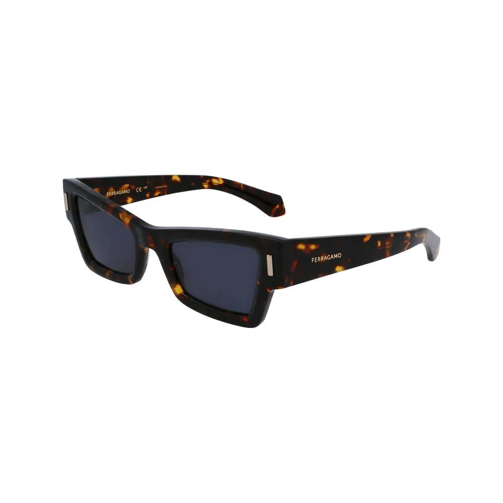 Lunettes de soleil Ferragamo en acétate marron