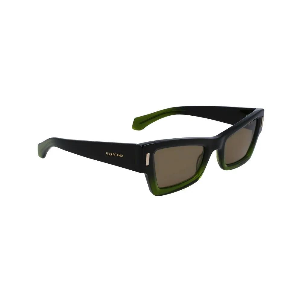 Lunettes de soleil Ferragamo bicolores en acétate