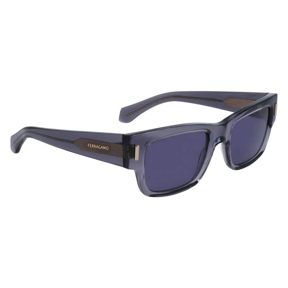 Lunettes de soleil Ferragamo en acétate gris