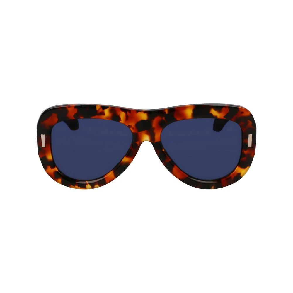 Ferragamo Brown Acetate Sunglasses by Ferragamo