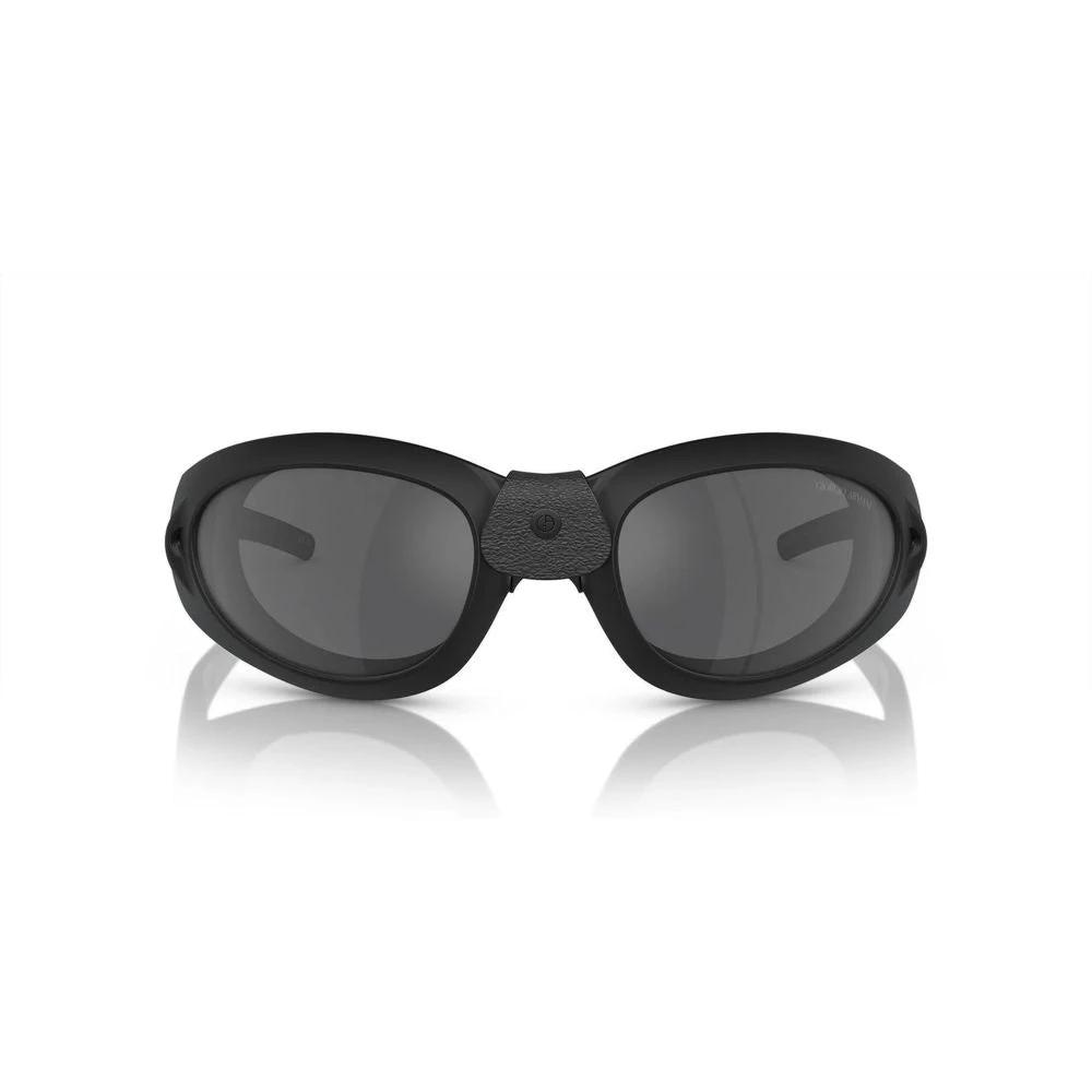 Giorgio Armani Black Acetate Sunglasses by Giorgio Armani