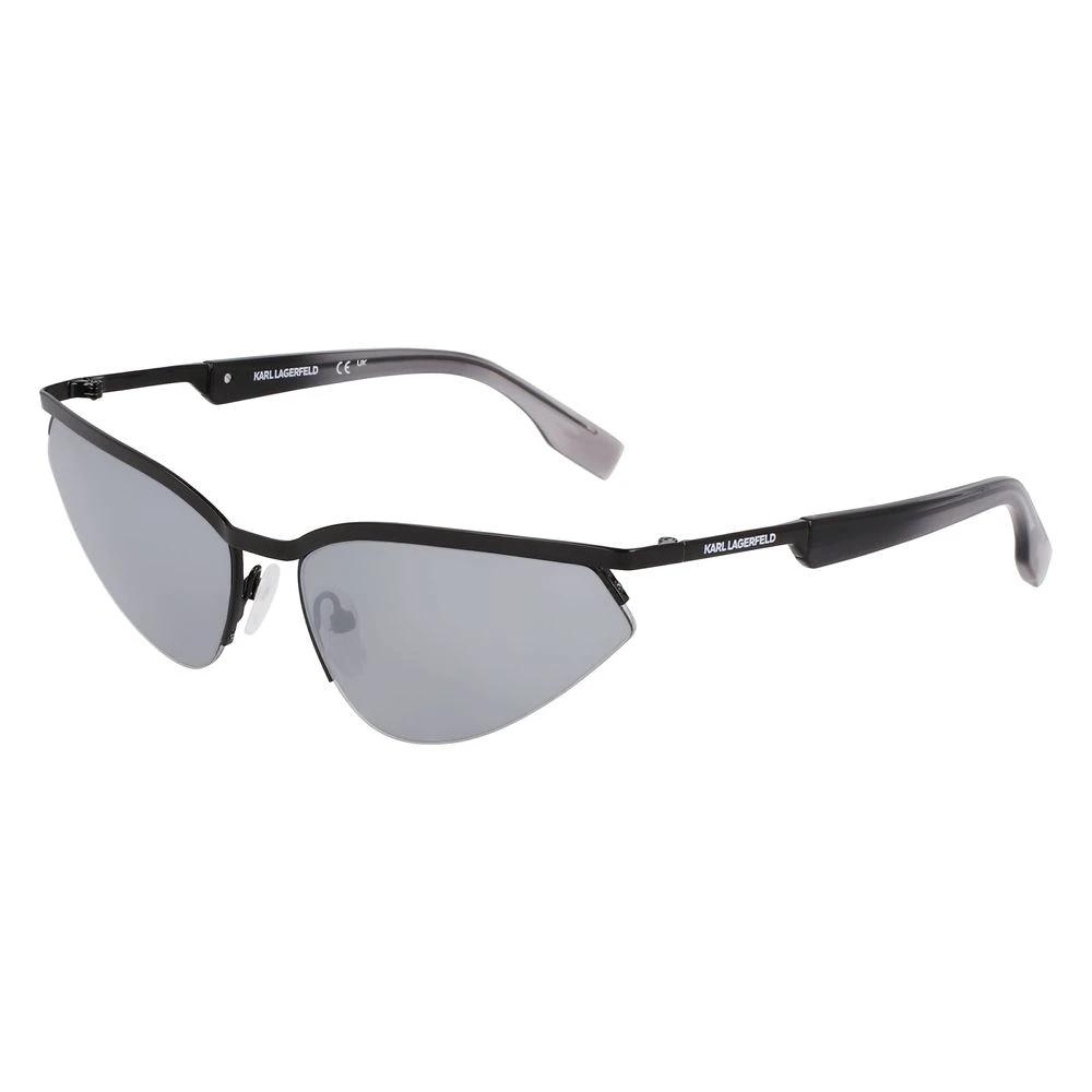 Karl Lagerfeld Black Metal Sunglasses by Karl Lagerfeld