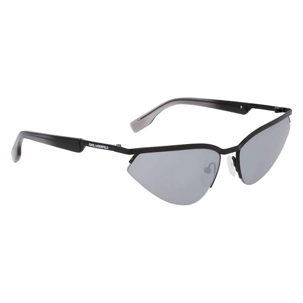 Karl Lagerfeld Black Metal Sunglasses by Karl Lagerfeld