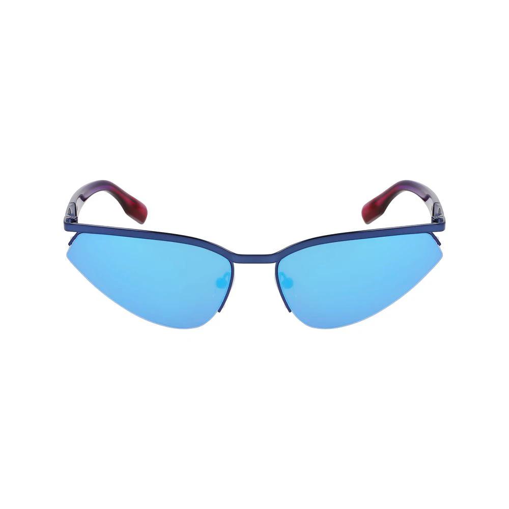 Karl Lagerfeld Blue Metal Sunglasses by Karl Lagerfeld