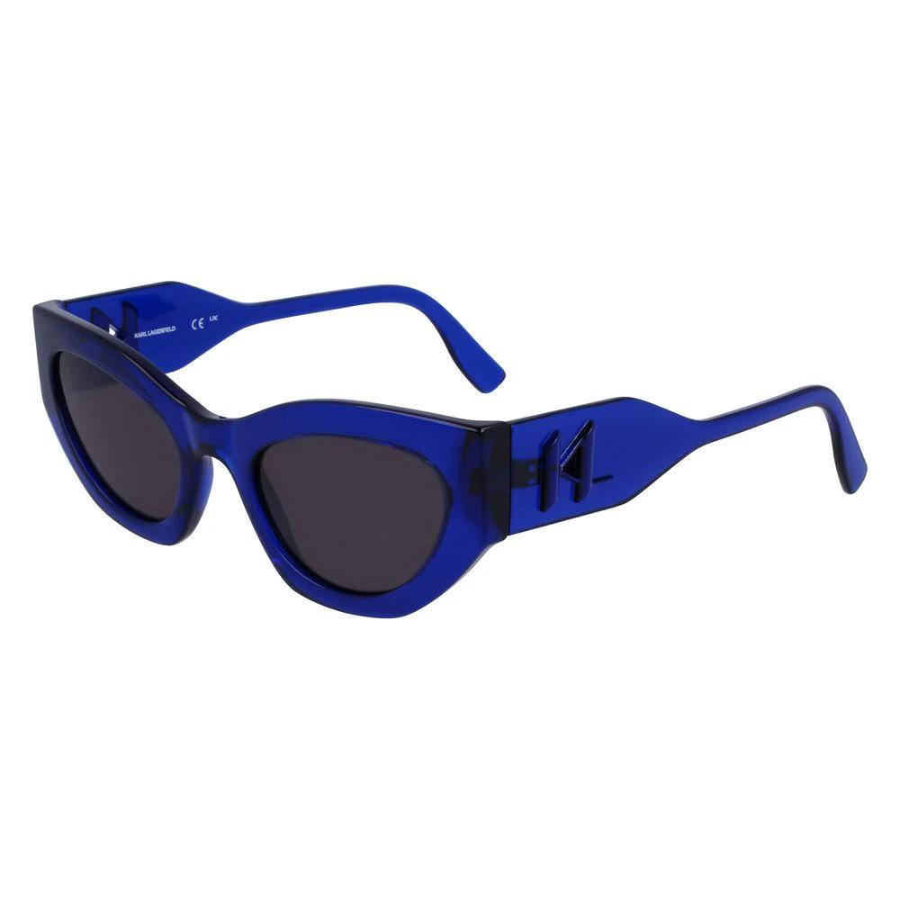 Karl Lagerfeld Blue Injected Sunglasses by Karl Lagerfeld