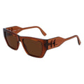 Karl Lagerfeld Brown Injected Sunglasses by Karl Lagerfeld