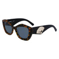 Karl Lagerfeld Brown Acetate Sunglasses by Karl Lagerfeld
