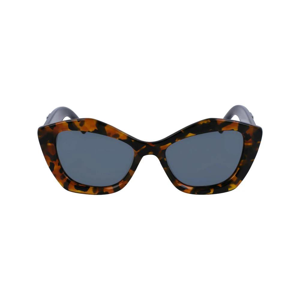 Karl Lagerfeld Brown Acetate Sunglasses by Karl Lagerfeld