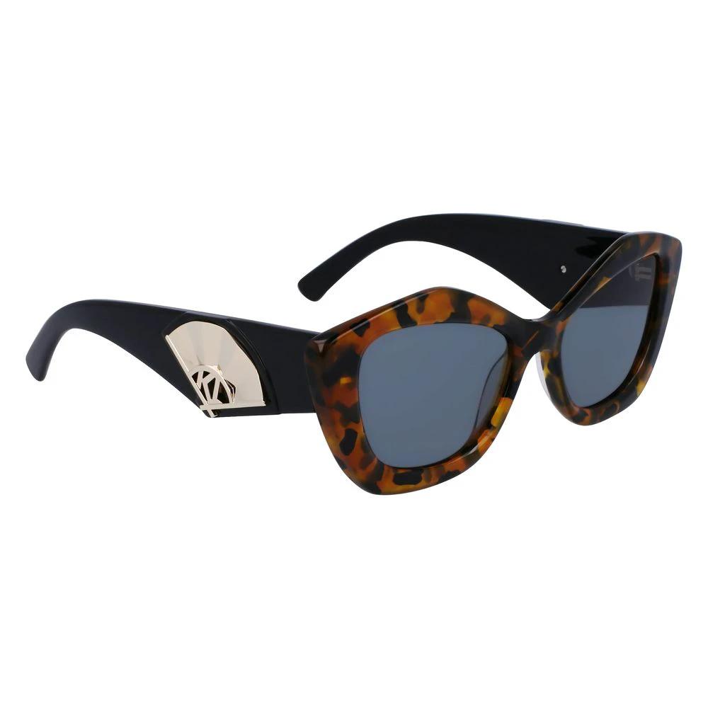 Karl Lagerfeld Brown Acetate Sunglasses by Karl Lagerfeld