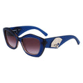 Karl Lagerfeld Blue Acetate Sunglasses by Karl Lagerfeld