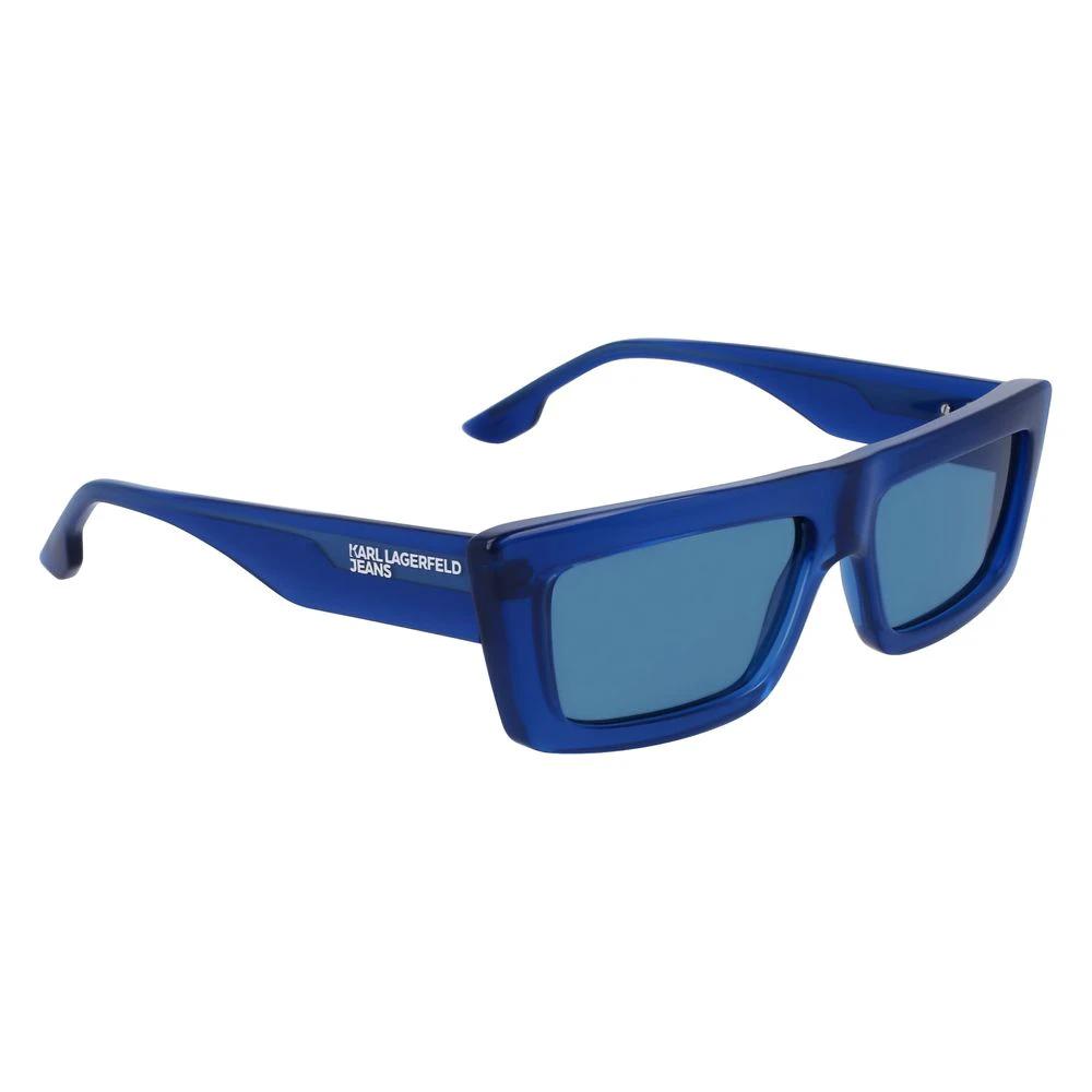 Karl Lagerfeld Blue Injected Sunglasses by Karl Lagerfeld