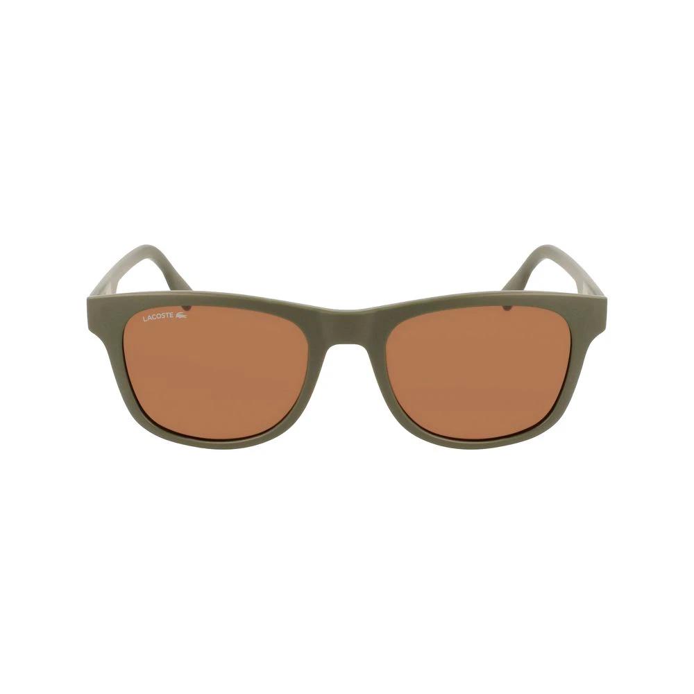 Lacoste Brown Injected Sunglasses by Lacoste