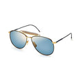 Lunettes de soleil Thom Browne en titane doré