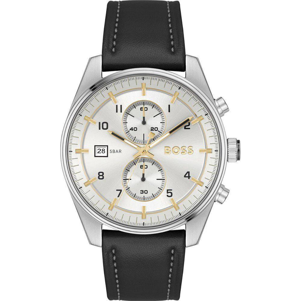 Hugo Boss Black Leather Dress Watch by Hugo Boss