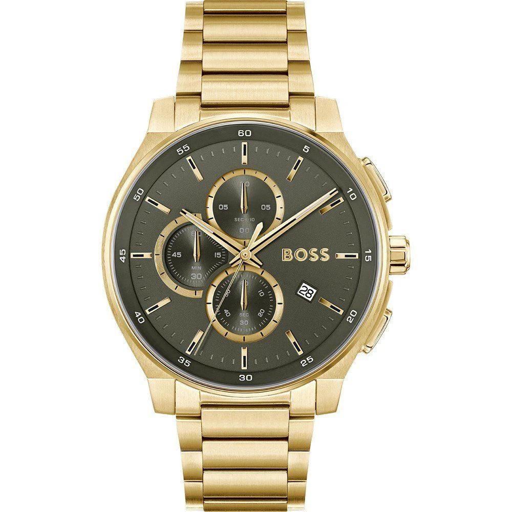Hugo Boss Gold Stainless Steel Dress Watch by Hugo Boss