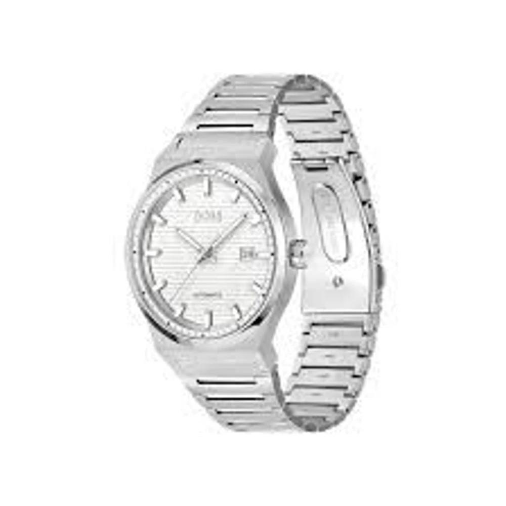 Hugo Boss Gray Stainless Steel Dress Watch by Hugo Boss