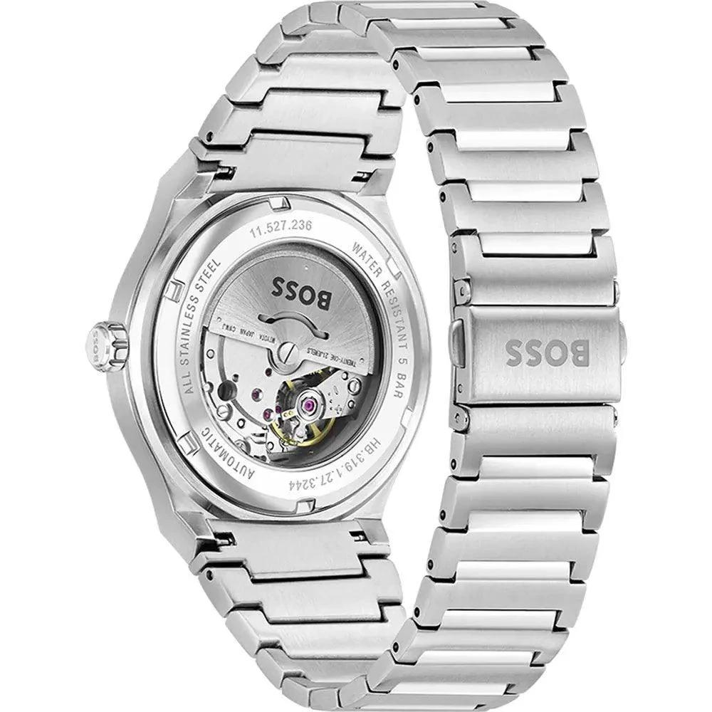 Hugo Boss Gray Stainless Steel Dress Watch by Hugo Boss