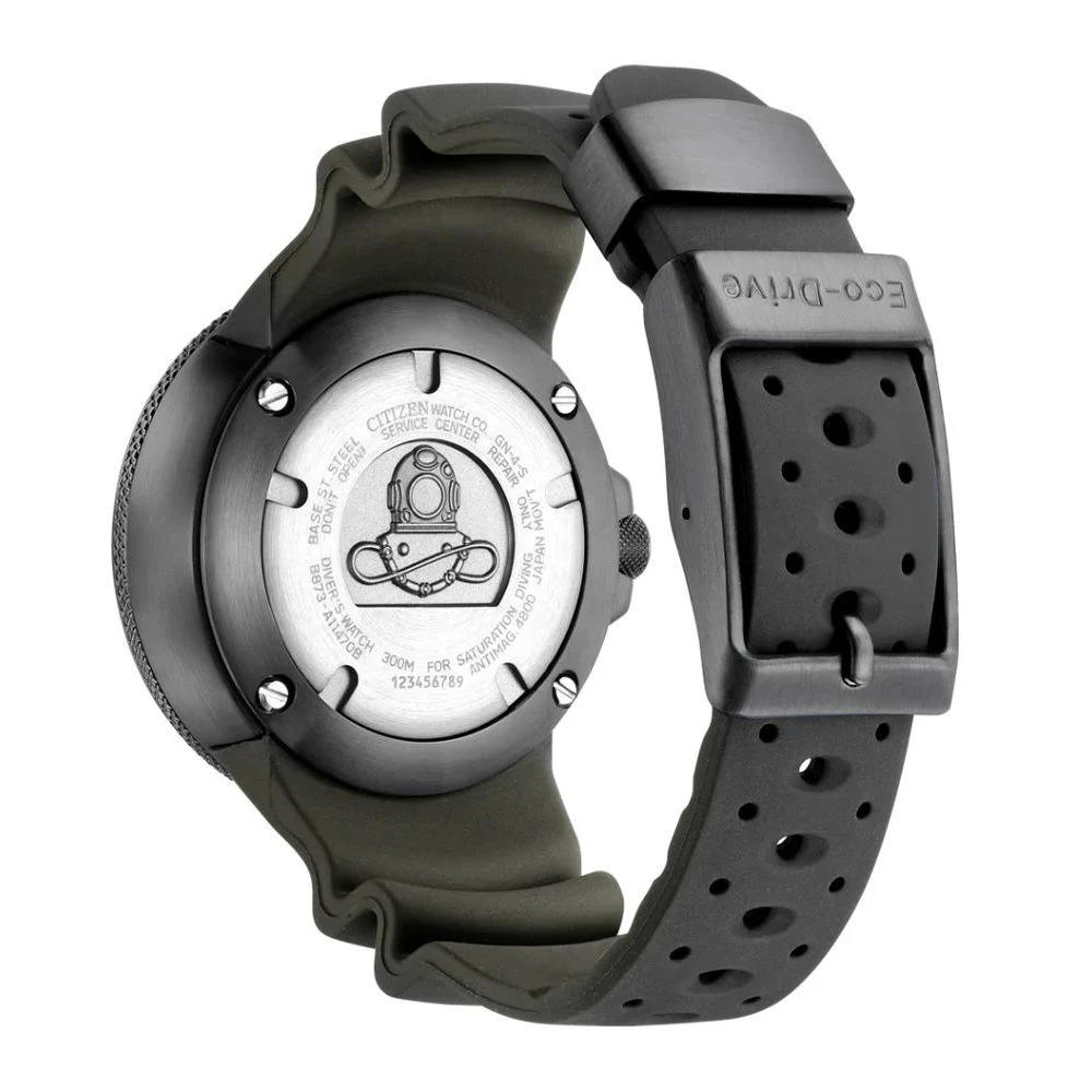 Montre de sport Citizen en caoutchouc noir