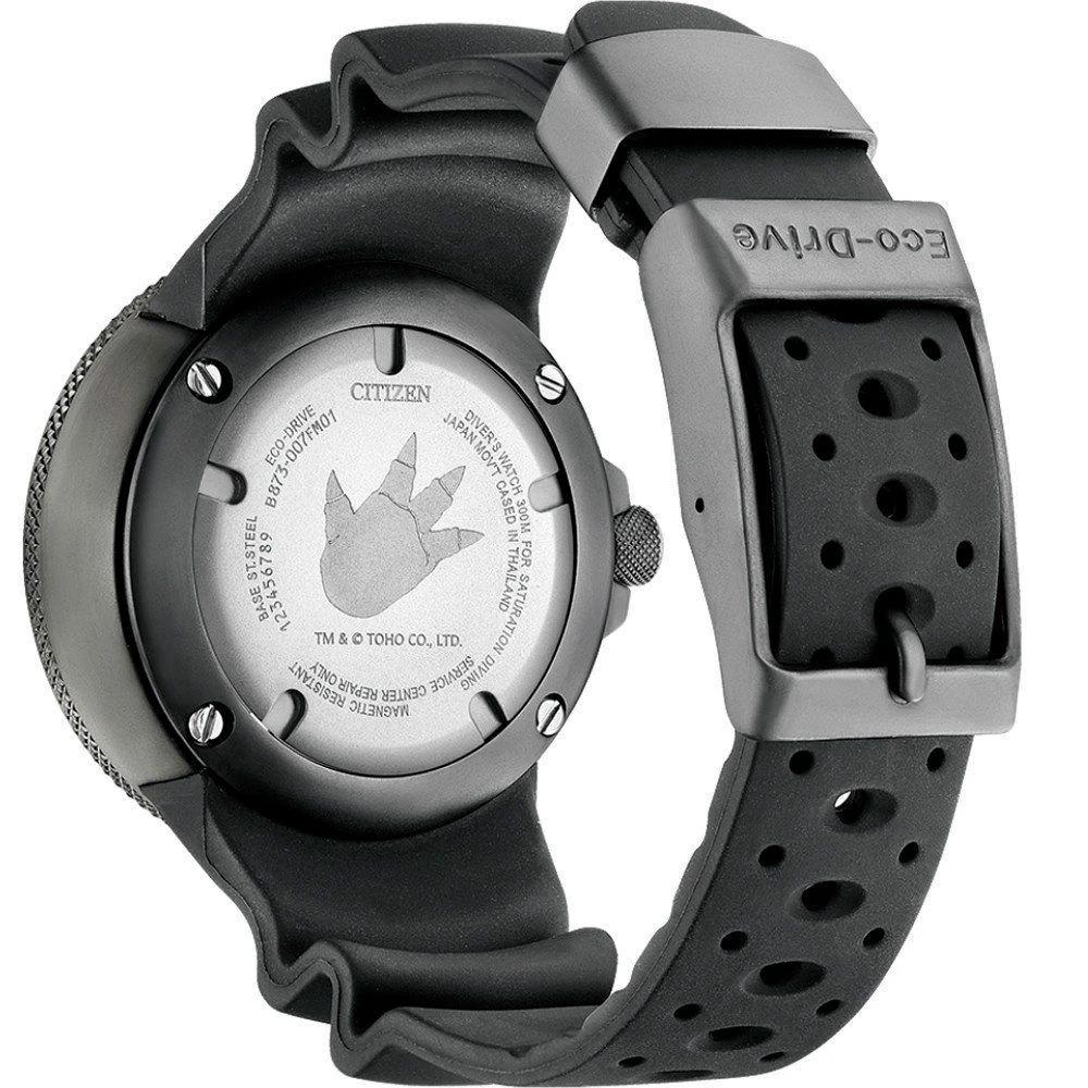 Montre de sport Citizen en caoutchouc noir