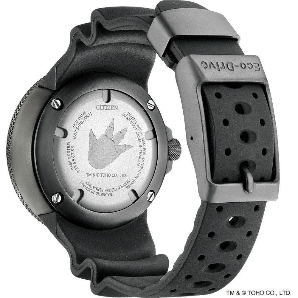 Montre de sport Citizen en caoutchouc noir