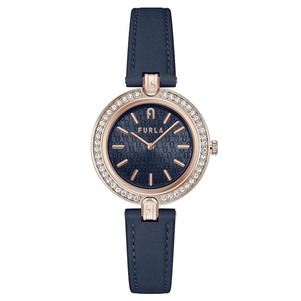 Furla Blue Leather Dress Watch by Furla