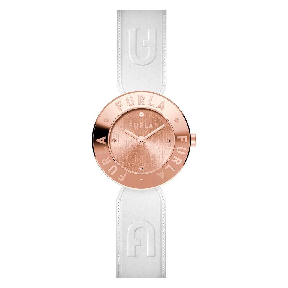 Furla White Leather Dress Watch by Furla
